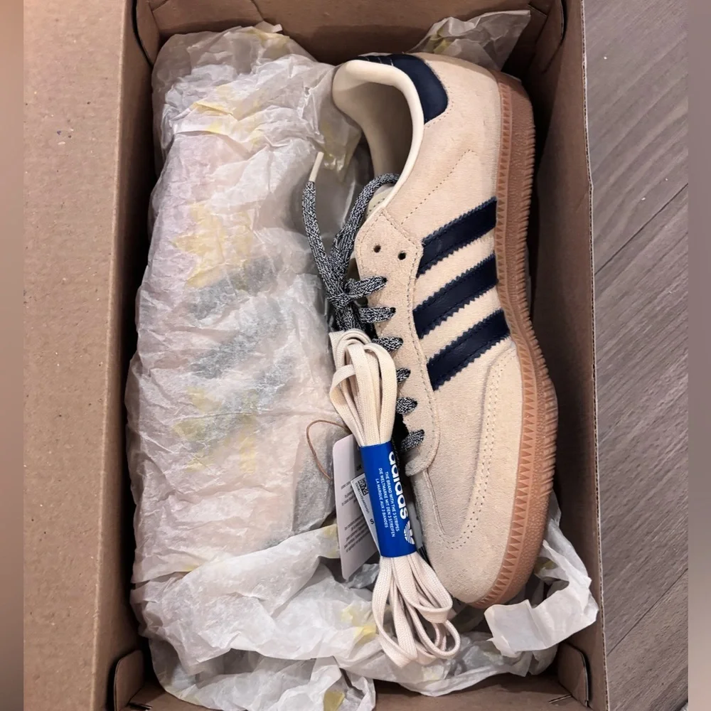 Adidas Samba OG J Vanilla Night Indigo - Picture 5 of 6